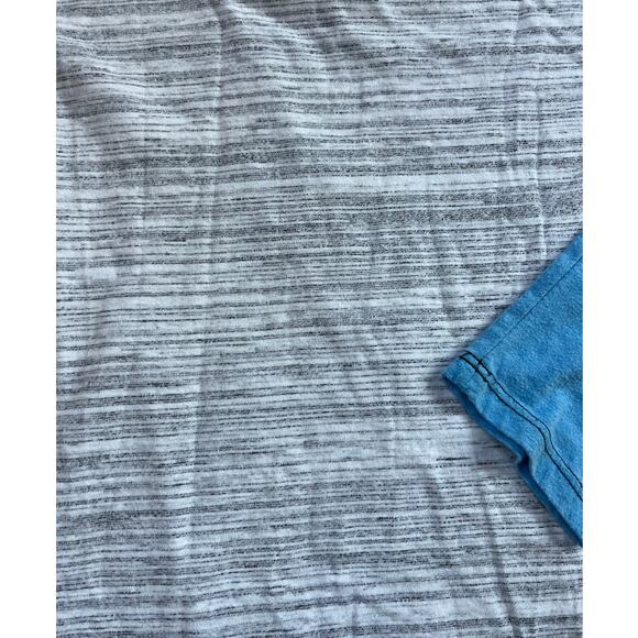 Society long sleeve T-Shirt, Blue and gray, Men's size Small - Picture 5 of 5